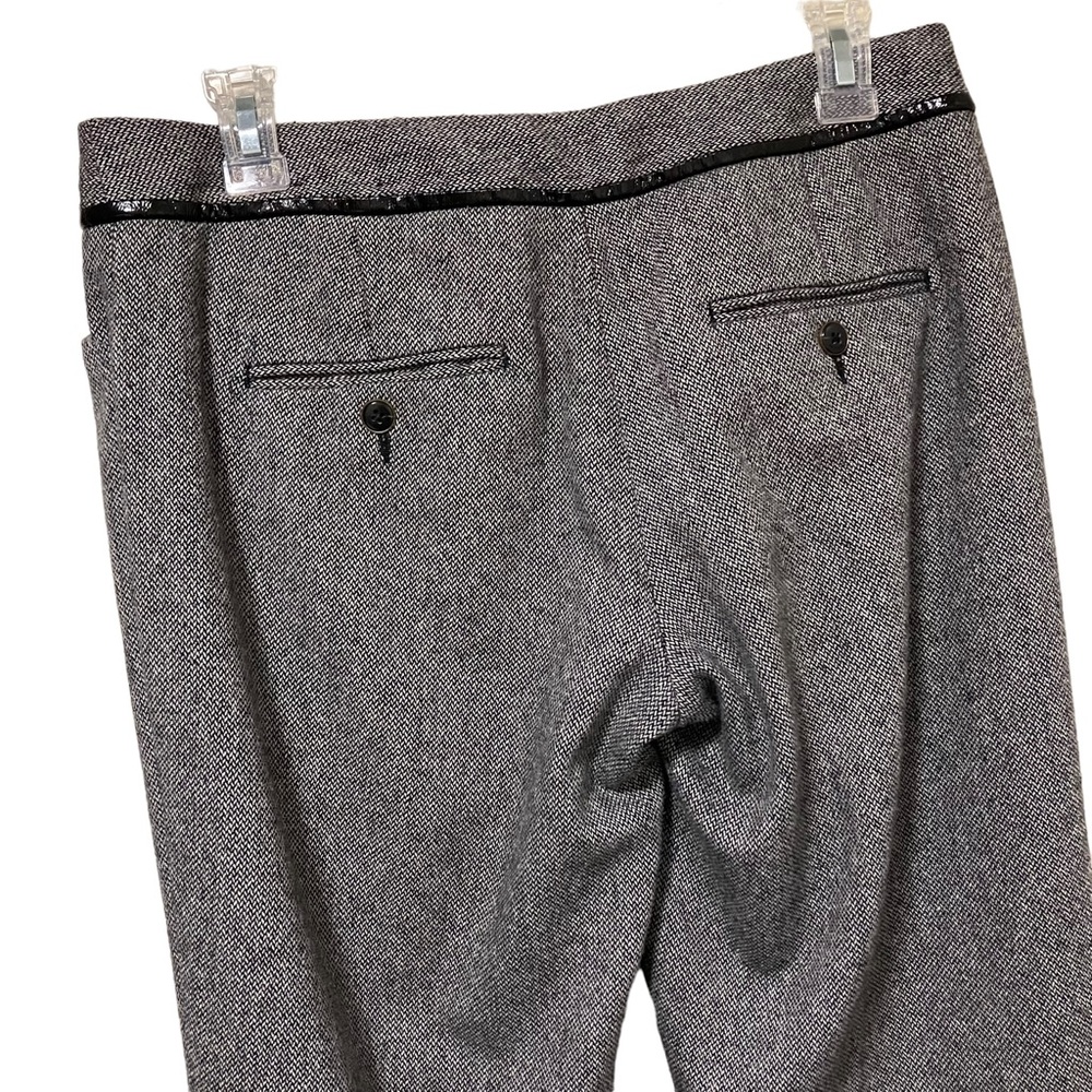 Express Editor Wool Blend Lined Tweed Pants - image 4